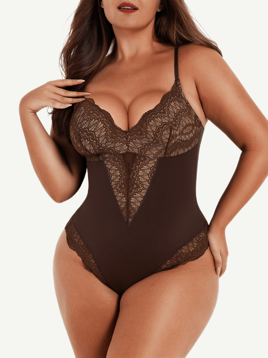 Sexy Ultra-versatile Lace Bodysuit — view 1