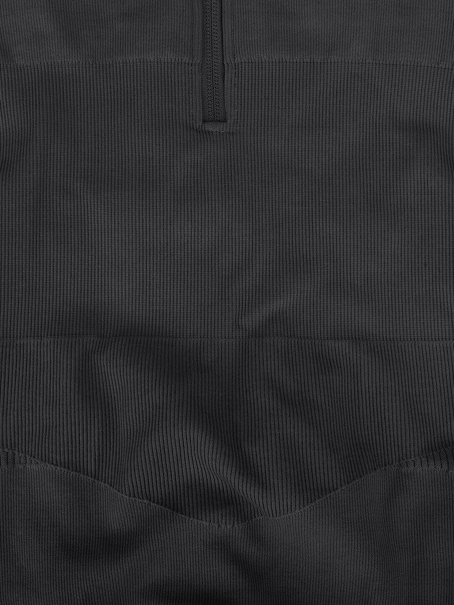 Seamless Zip Front Full-Length Racerback 2-in-1 Sport Shaping Jumpsuit — view 16