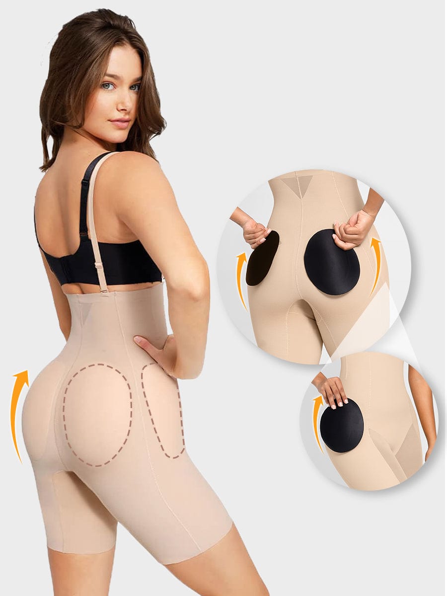 3 IN 1 High Waist Tummy Control Padded Hips And Butt Seamless Shaper — view 11