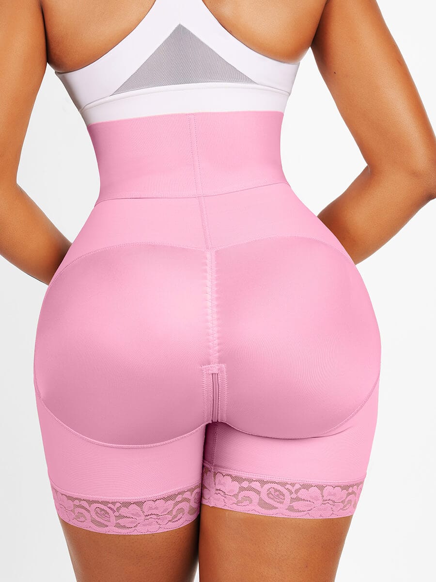 3-bones Triple-breasted High-waisted Elastic Body Butt Lifter — view 10
