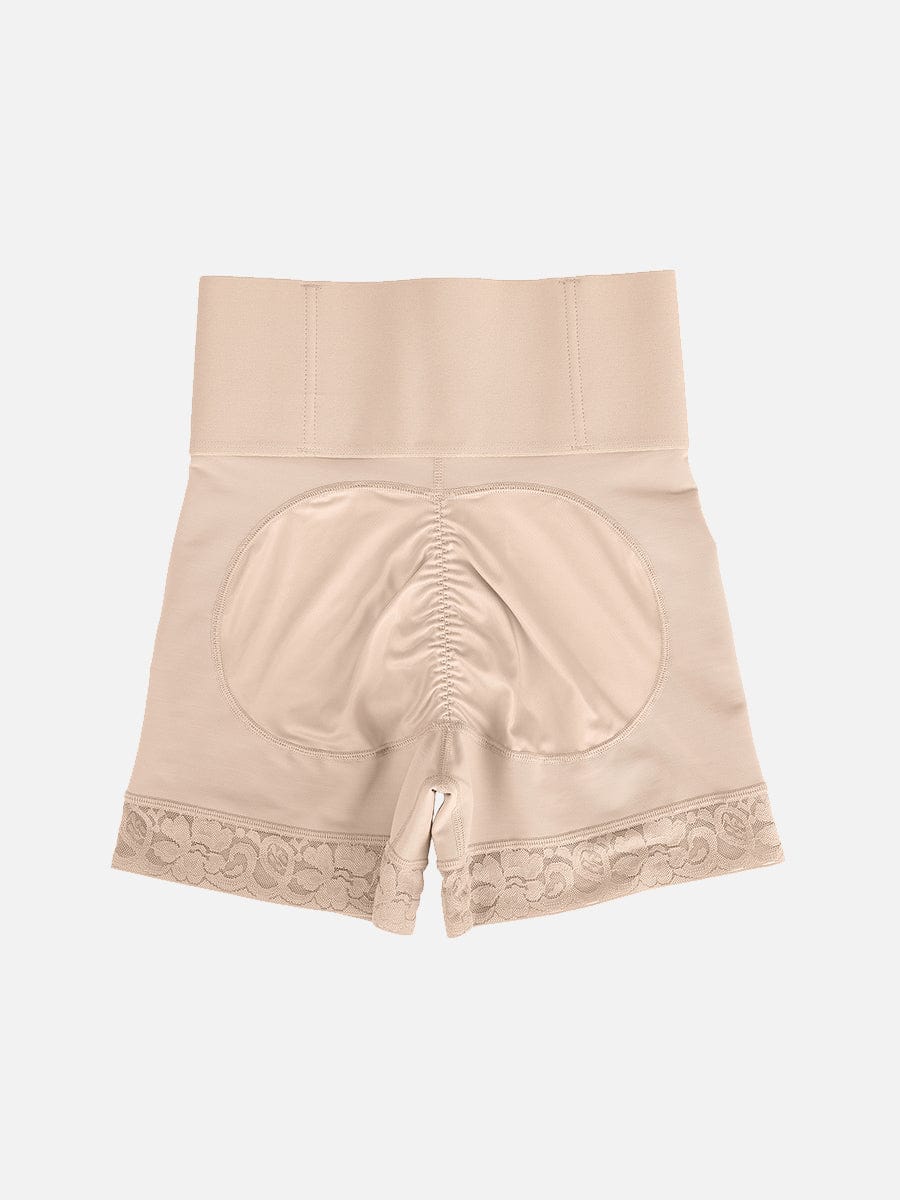 Butt Lifter Tummy Control Middle Waisted Mid Thigh Shaper Shorts — view 24