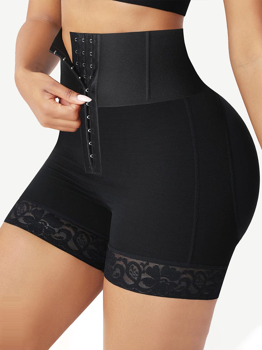 Butt Lifter Tummy Control Middle Waisted Mid Thigh Shaper Shorts — view 8