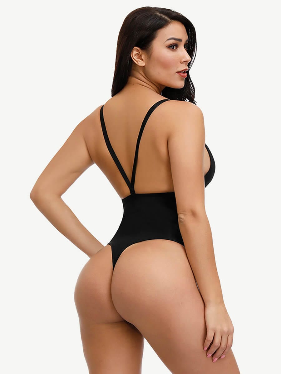 Curve Creator Breathable Sexy Adjustable Strap Solid Color Full Body Shaper Shaperwear — view 11