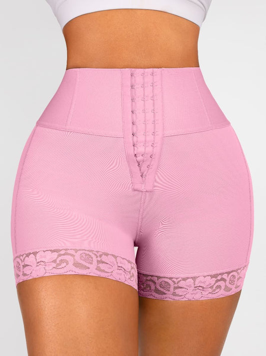Butt Lifter Tummy Control Middle Waisted Mid Thigh Shaper Shorts — view 1