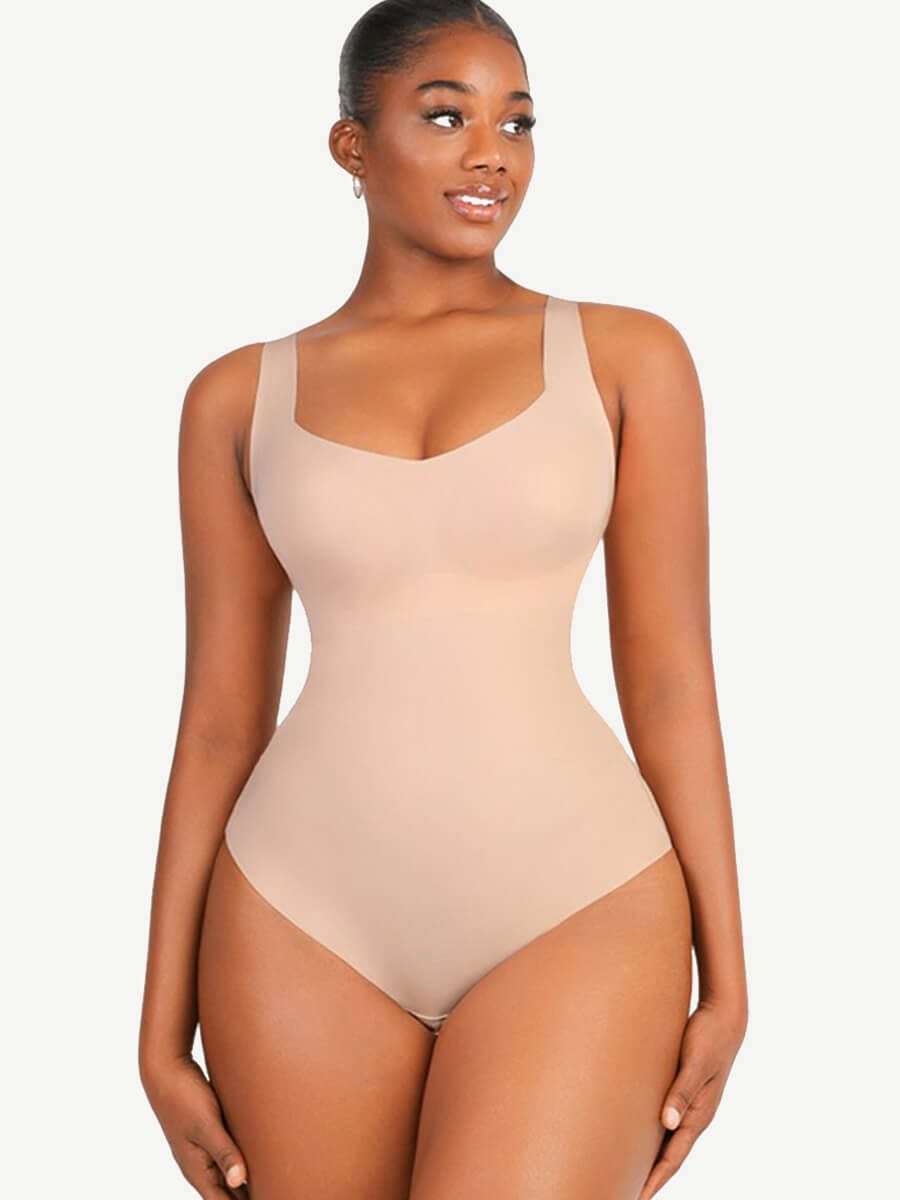 Air Slim V Neck Fit 3 in 1 Bodysuit Shapewear — view 1