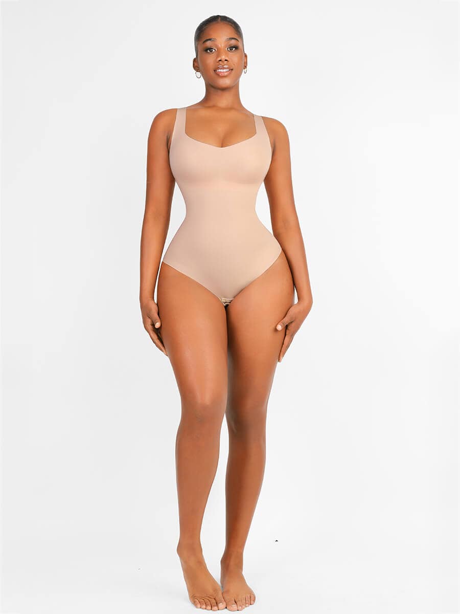 Air Slim V Neck Fit 3 in 1 Bodysuit Shapewear — view 4