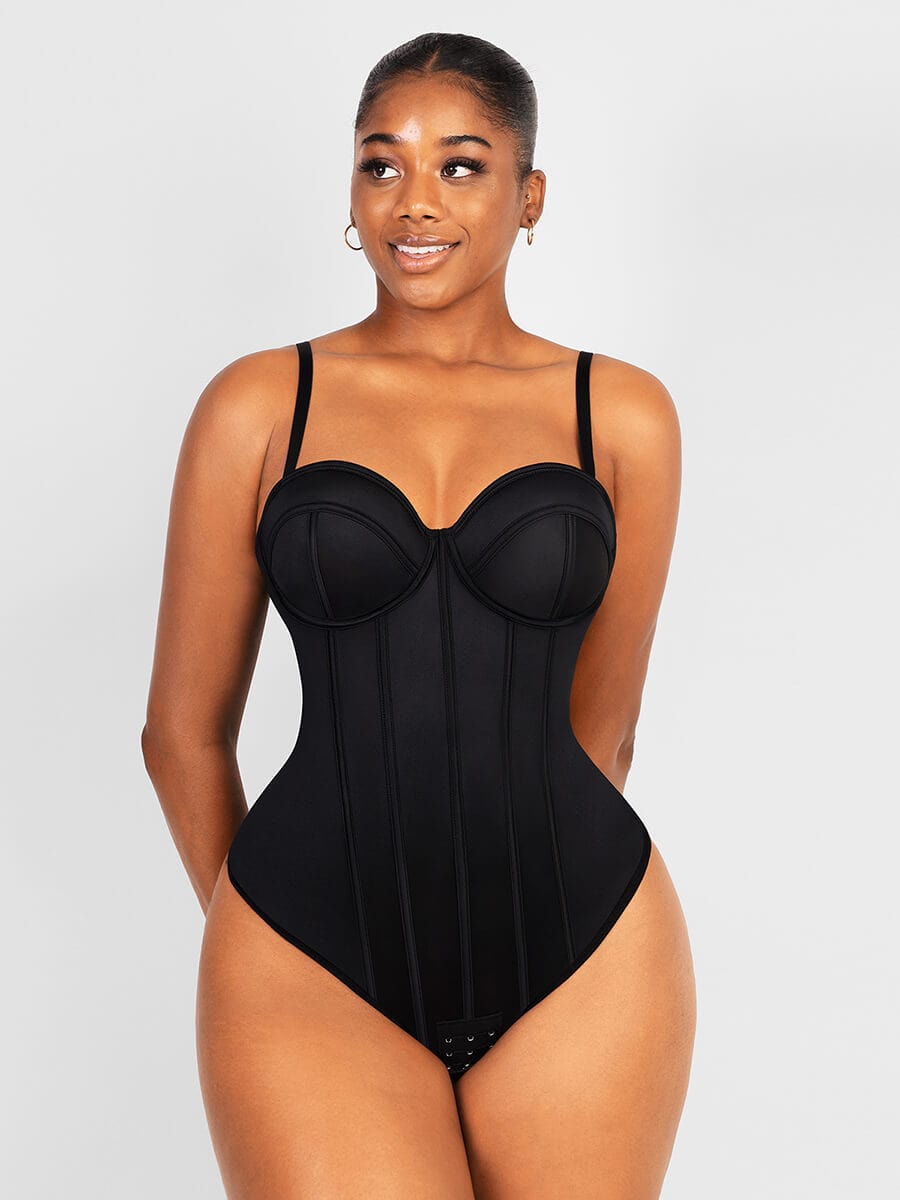 Cupped Strapless Bra-free Bodysuit Shapewear — view 6