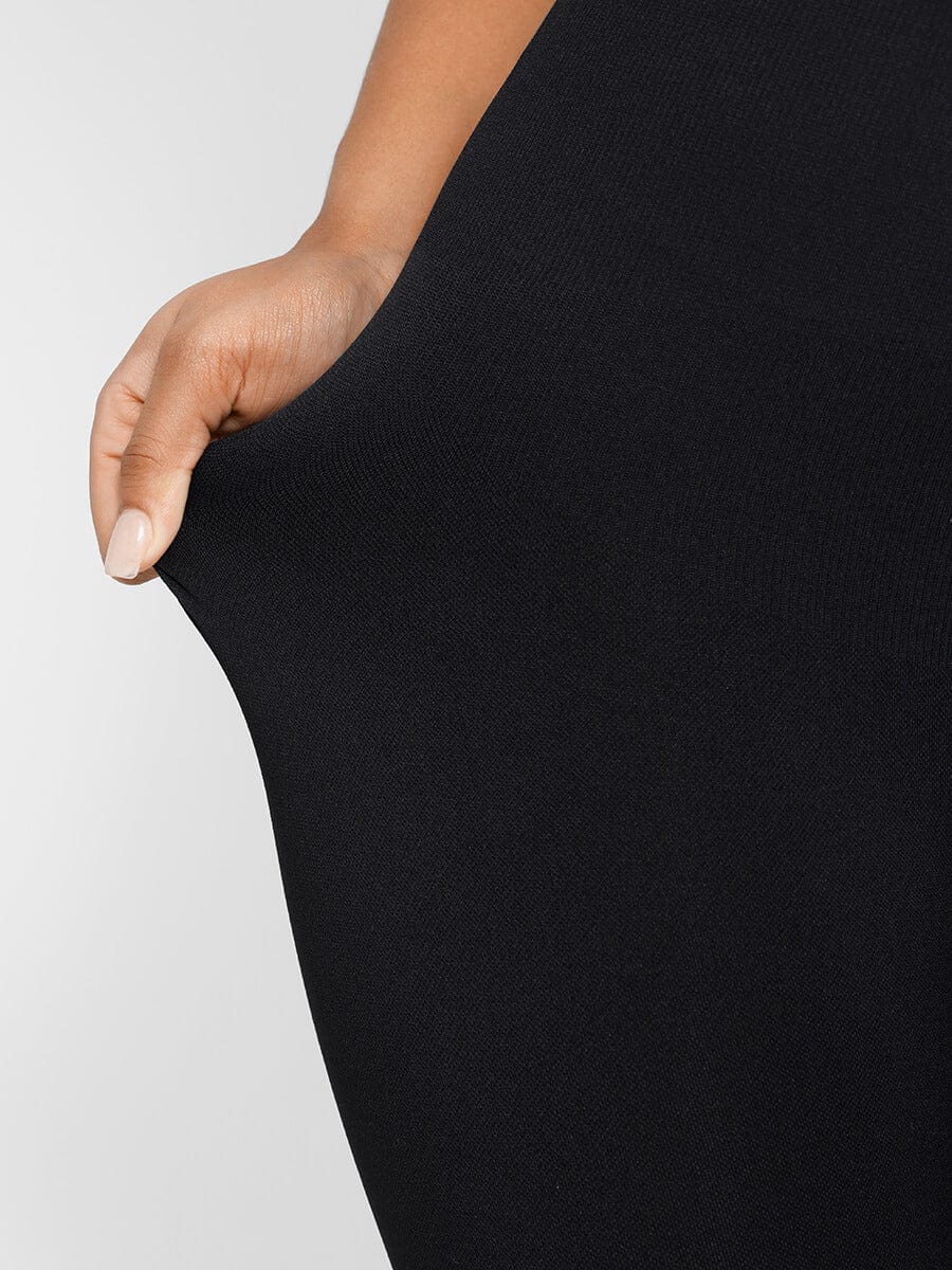 Seamless Square Neck U-Back Flared Jumpsuit — view 6